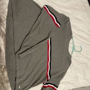 Hollister crop long sleeve shirt